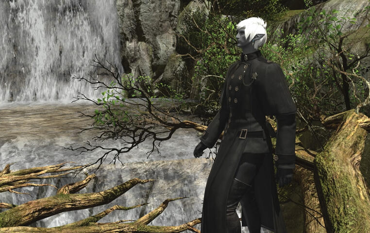 One of the few joys Aris had while on The First, as still consulting with his dearest friend in the Scions - Y'shtola. He frequently traveled to the Greatwood, both on errand via the Exarch, as well as for his own wants and peace, seeking her friendship an
